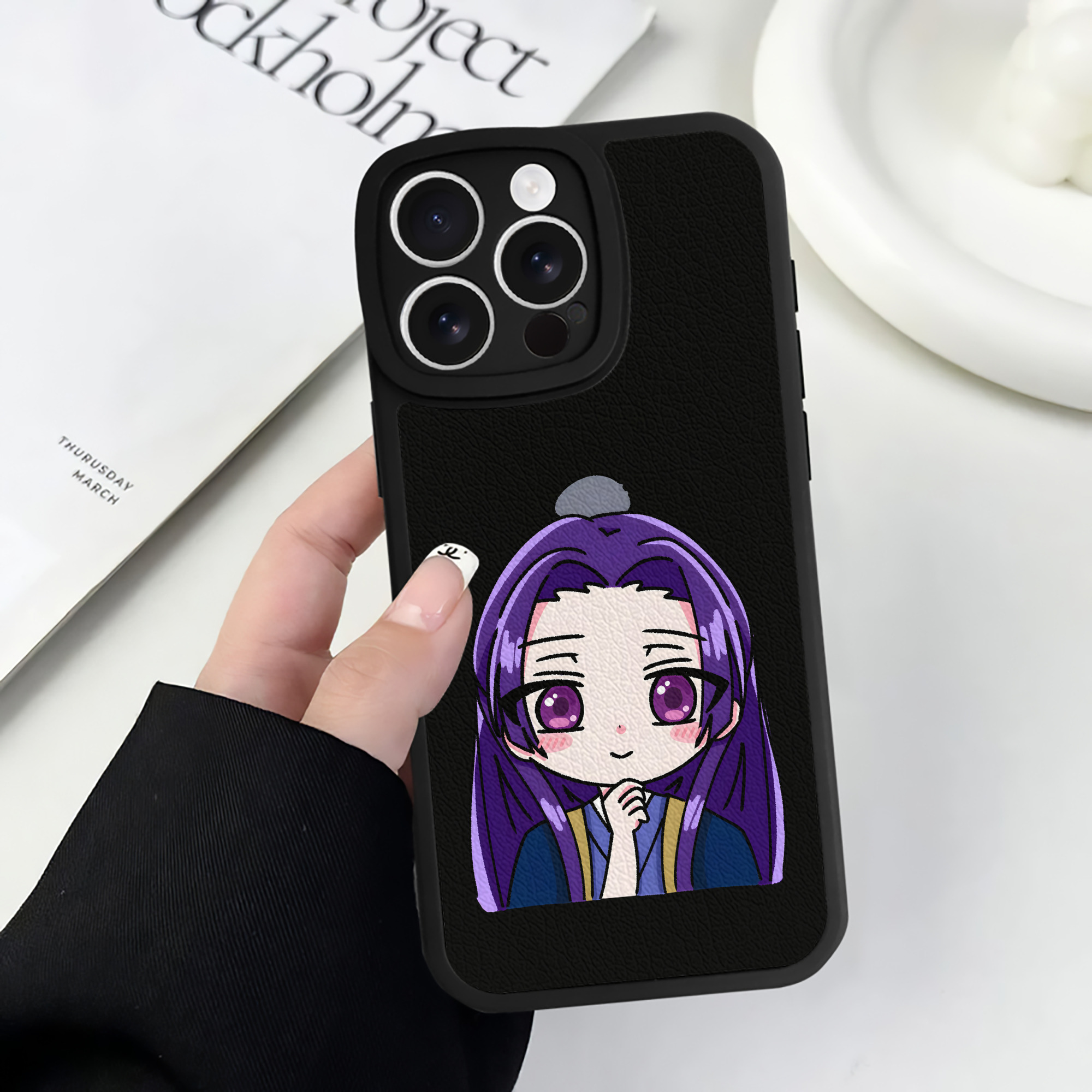 薬屋のひとりごと The Apothecary Diaries 【iPhone 16シリーズ対応】シリコンスマホケース（レザー調） 材質：シリコン